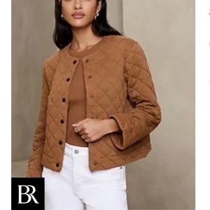 Banana Republic Factory Quilted Short Jacket